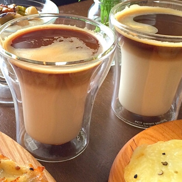 誰でも簡単おうちカフェ* セパレートのカフェラテ